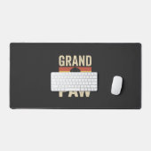 Grote Poot Vintage Hond Retro Bureaumat (Keyboard & Muis)
