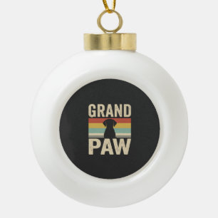 Grote Poot Vintage Hond Retro Keramische Bal Ornament