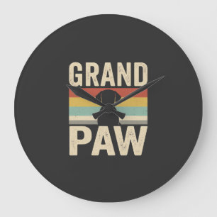 Grote Poot Vintage Hond Retro Klok