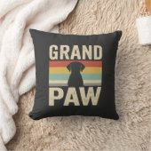 Grote Poot Vintage Hond Retro Kussen (Deken)