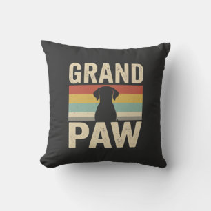 Grote Poot Vintage Hond Retro Kussen