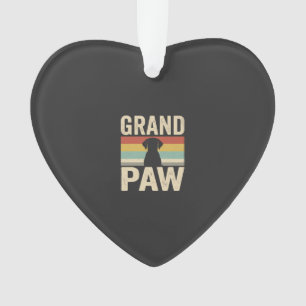Grote Poot Vintage Hond Retro Ornament