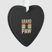 Grote Poot Vintage Hond Retro Ornament (voorkant)