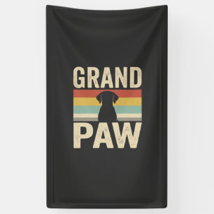 Grote Poot Vintage Hond Retro Spandoek