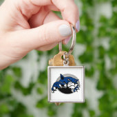 Grote Pop Warner Omaha Bobcats onder de 12 Sleutelhanger (Hand)