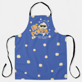 Grote Poppa Popcorn Papa Grappig Vaderdag Schort (Voorkant)