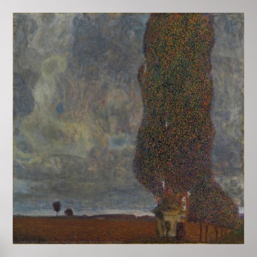 Grote Populier II - Gustav Klimt (1903) Poster (Voorkant)