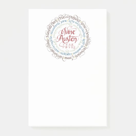 Grote Post-it notities - Jane Austen Period Dramas Post-it® Notes (Voorkant)