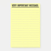 Grote Post-it notities met gestreken papier Post-it® Notes (Voorkant)
