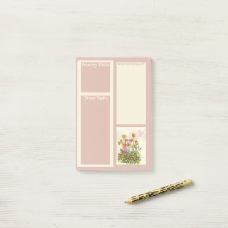 Grote post met zijn gele papavers post-it® notes