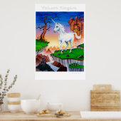 Grote poster fantasie kunst magisch Unicorn (Keuken)