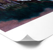 Grote poster fantasie kunst magisch Unicorn (Hoek)