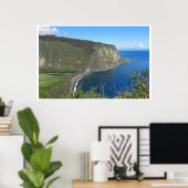 Grote Posters en Prints van Waipio Valley (Thuiskantoor)