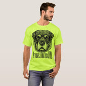 Grote poten, grotere liefde - Rottweiler T-shirt (Voorkant volledig)