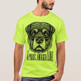 Grote poten, grotere liefde - Rottweiler T-shirt