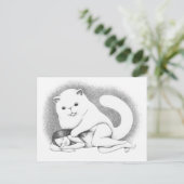 Grote praatje briefkaart (Staand voorkant)