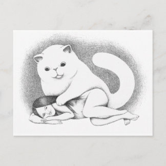 Grote praatje briefkaart