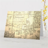 Grote Prairie, Vintage Kaart TX (Gele Bloem)