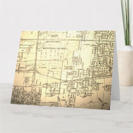 Grote Prairie, Vintage Kaart TX