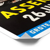 Grote Prijs Assen TT voor motorrijwielen 1965 Poster (Hoek)