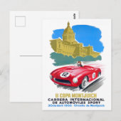 Grote Prijs  race van Barcelona 1955 Briefkaart (Voorkant / Achterkant)