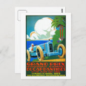 Grote Prijs raceauto's van de Franse jaren '20 Briefkaart (Voorkant / Achterkant)