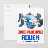 Grote Prijs Rouen 1965 Briefkaart (Voorkant / Achterkant)