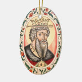 Grote Prinsen van Kiev Keramische Kerst Ornament (Links)