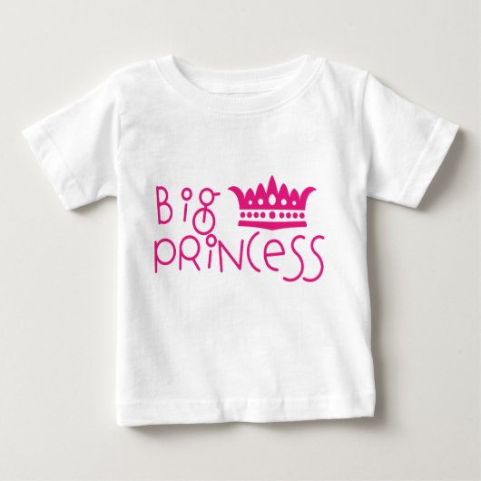 Grote prinses met Shirt van de grote zus van de kr (Voorkant)