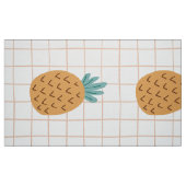 Grote Print Ananas Bekledingsstof Stof (Fat Quarter)