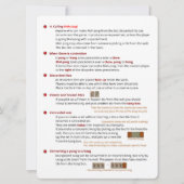 Grote Print BMJA regels kaart – Het spel spelen (1 (Achterkant)