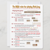 Grote Print BMJA regels kaart – Het spel spelen (1 (Voorkant)