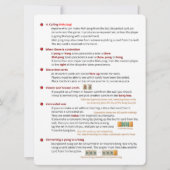 Grote Print Kaart Spelregels – Het spel spelen (1) (Achterkant)