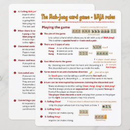 Grote Print Kaart Spelregels – Het spel spelen (1)