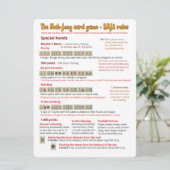 Grote Print Kaart Spelregels – Speciale handen (Staand voorkant)