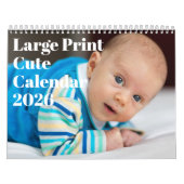 Grote Print Lieve Kalender 2026 (Hoes)