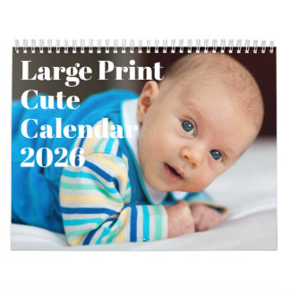 Grote Print Lieve Kalender 2026