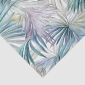 Grote Print Pastel Palm Leaf patroon Tissuepapier (Detail)