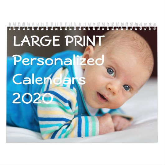 Grote Print Persoonlijke Agenda's 2020 Kalender (Hoes)