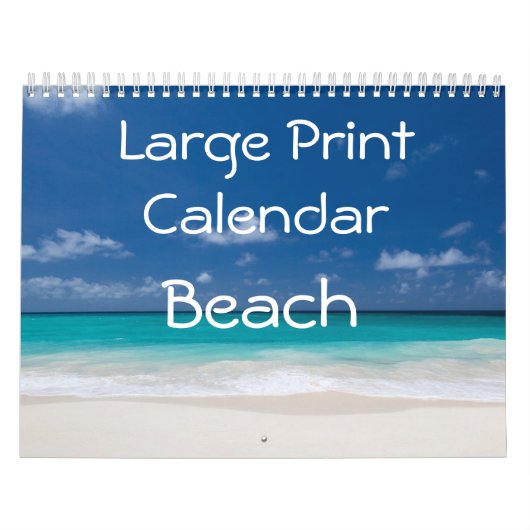 Grote Print Strand Foto Agenda Kalender (Hoes)