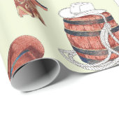 Grote Print Wrapping Papier Cowboy en paard (Rol Hoek)