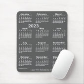 Grote printagenda voor 2023 voor 2023 van Janz Muismat (Met muis)