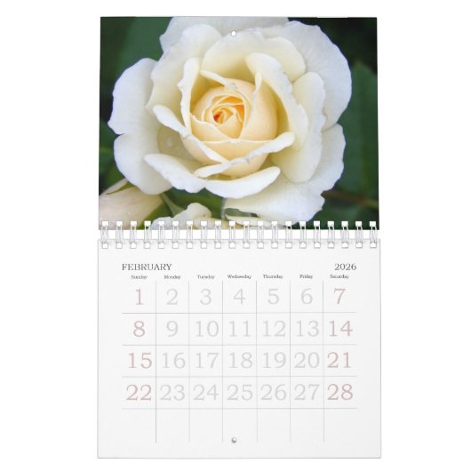 Grote Printkalender 2017 Rozen Klein Kalender (Feb 2026)