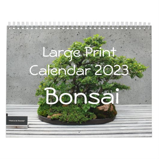 Grote Printkalender 2023 - Bonsai Kalender (Hoes)