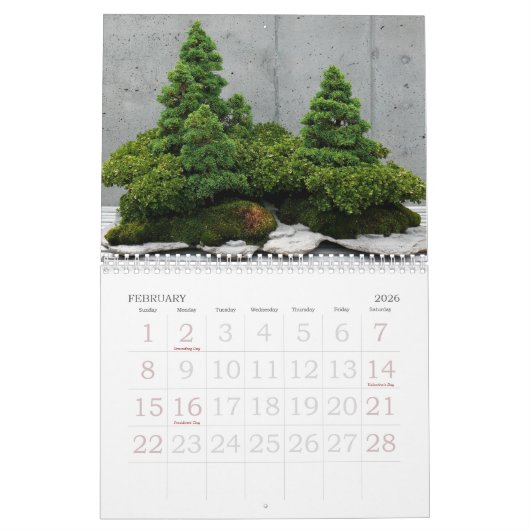 Grote Printkalender 2023 - Bonsai Kalender (Feb 2026)