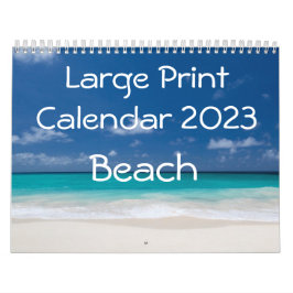Grote Printkalender 2023 - Strand Kalender