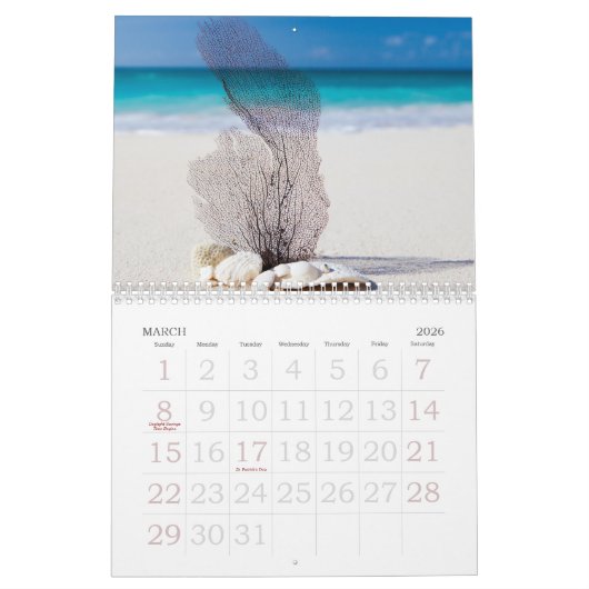 Grote Printkalender 2023 - Strand Kalender (Mar 2026)