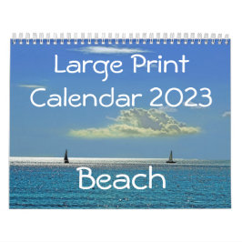 Grote Printkalender 2023 - Strand Kalender