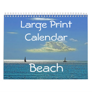 Grote Printkalender - Strand Kalender