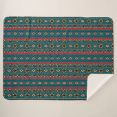 Grote printplaat voor Afrika Sherpa Deken (Voorkant (horizontaal))